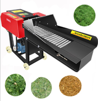 Broyeur de fourrage robuste 3-5 tonnes/heure, double usage pour ensilage et paille sèche/humide, pour l'alimentation animale (bovins, ovins)