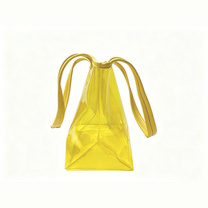 Borsa da Spiaggia in Plastica Trasparente per Donne con Logo Personalizzato, Borse Trasparenti per Ragazze, Borsa Tote in PVC Neon - Product Image 6