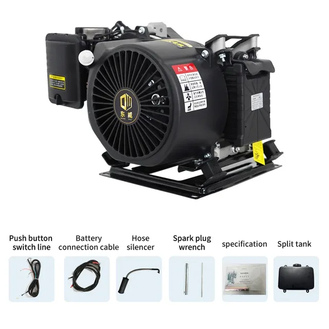 Electric Tricycle Range Extender Generator 48V 60V 72V Charges Lead Acid Lithium and Solar Battery Factory Direct Sale