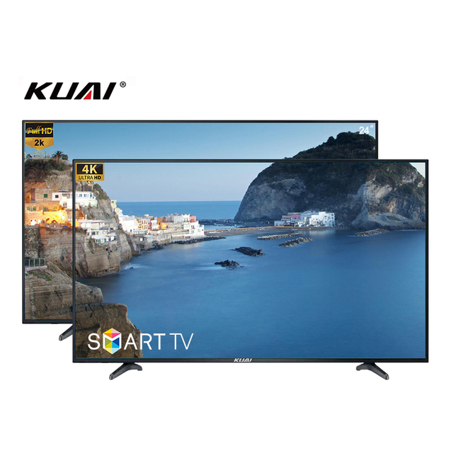 China TV Factory Lowest Price 24 32 40 43 55 70 Inch UHD Flat Screen Televisions HD Best Smart TV Smart Android LCD LED TV