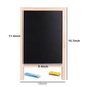 JUNJI Gỗ Nhỏ Bảng Phấn Giá Vẽ Trang Trí Đám Cưới Chào Mừng Gỗ Trống Bảng Hiệu Nhà Bếp Bảng Đen <span class=keywords><strong>Menu</strong></span> Nhỏ Bảng Đen Đứng - Product Image 3