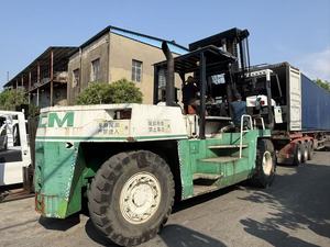 Chariot élévateur diesel de grande capacité TCM KOMATSU MITSUBISHI, chariot élévateur lourd TCM de 25 tonnes, chariot élévateur industriel Kalmar, chariot élévateur industriel à Shanghai - Product Image 6