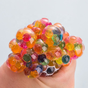 2025, venta al por mayor, juguetes creativos para apretar para adultos y niños, bolas para apretar de liberación de 6cm, cuentas de uva coloridas, divertidas para aliviar el estrés - Product Image 4