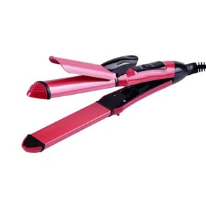 <span class=keywords><strong>Set</strong></span> di 2 Strumenti per Acconciature 2 in 1: Ferro Arricciacapelli con Rivestimento in Ceramica e Piastra Lisciante, e <span class=keywords><strong>Set</strong></span> di <span class=keywords><strong>Coltelli</strong></span> da Cucina - Product Image 1
