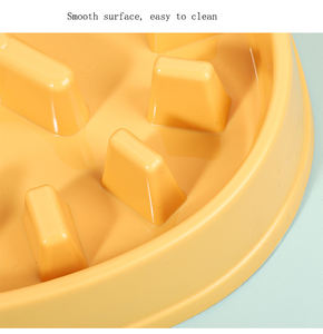 Уникальный дизайн часов противоудушающая миска для домашних животных Нескользящая кормушка для медленного поедания миска для собак - Product Image 6