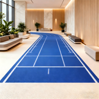 Shuangzhu SZ-GY personnalisé 15mm de hauteur de pile PE tapis de gazon artificiel pour piste de course de gymnastique intérieure et sol synthétique de football