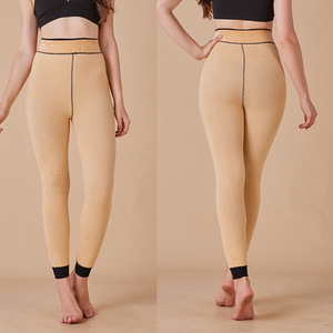 Leggings Termici Versione Aggiornata 3.0 40-90kg Alta Elasticità Cavallo Posteriore Monopezzo Opachi Foderati in Pile Effetto Nudo Pantaloni Caldi a Vita Alta - Product Image 5