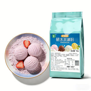 Poudre de crème glacée dure, saveur populaire pour la carte des desserts des restaurants, plat réconfortant, favori des clients fidèles, mélange de poudre pour crème glacée - Product Image 1