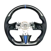 Volant de direction en cuir véritable en fibre de carbone de qualité supérieure, compatible avec Infiniti Q50