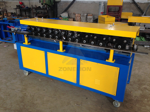 Fabricante TDF Steel Flange Climp Machine Equipo de producción de conductos de fácil uso para tubos de chapa galvanizada 380/220V 0,5-1,2mm - Product Image 3