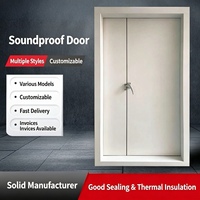 Porte acoustique insonorisée STC40 sur mesure, porte de contrôle du bruit industriel pour atelier et salle d'équipement