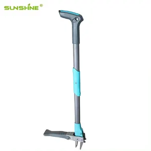 Herramienta removedora de raíces SUNSHINE, portátil para exteriores, Manual, para jardín, césped, mango largo, extractor de malezas de pie de aluminio