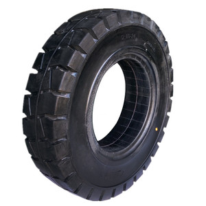 Neumático de caucho sólido 12.00-24 con diseño diagonal para remolques, montacargas y batidoras. - Product Image 1