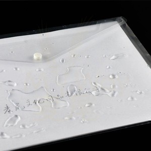 Custom A3 Size Plastic <strong>File</strong> Folder with Snap Button Clear <strong>File</strong> Transparent Envelope <strong>File</strong> - Product Image 5
