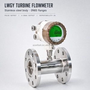Débitmètre à turbine en acier inoxydable DN10-DN65, raccord à bride, mesure de liquide, précision +/-1%, OEM - Product Image 5