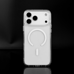 เคสโทรศัพท์ใส TPU PC สำหรับ iPhone 13 14 15 16 17 Pro Max เคสใสแม่เหล็กสุดหรู - Product Image 1
