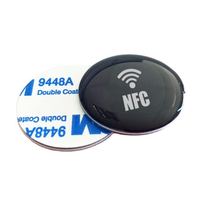 Impression personnalisée QR Code programmable étanche médias sociaux téléphone RFID NFC étiquettes époxy