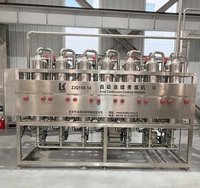 Chaudière à lait de soja automatique PLC, cuve de cuisson industrielle continue pour la production de lait de soja à grande échelle en usine