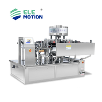 Machine d'emballage sous vide automatique Elemotion pour sachets préformés de pattes de poulet, idéale pour les pattes de porc braisées et les snacks végétariens épicés