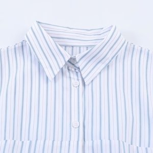 TAOP&ZA Abito <span class=keywords><strong>Midi</strong></span> a Righe Stile Camicia a Maniche Lunghe con Colletto da Donna, Nuova Collezione Primavera 2026, Stile Europeo e Americano 3067331 - Product Image 3