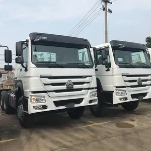 Подержанный Китай 4x2 6x2 6x4 Sinotruck б/у Howo тягач с прицепом, цены на грузовик