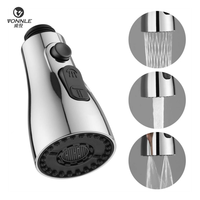Robinet de cuisine moderne avec tête de pulvérisation ABS + acier inoxydable électroplaqué multifonction Garantie 1 an VONNIE VN-P11