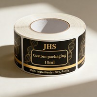 Étiquettes personnalisées en gros pour flacons en verre de 2 ml, 3 ml, 5 ml, 10 ml, étiquettes pour peptides et boîtes d'emballage pour peptides