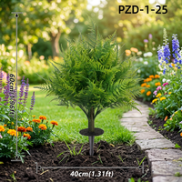 Arbre artificiel, fausse herbe, plante, haie, piquet de sol pour aménagement extérieur, jardin, cour, terrasse, hôtel, centre commercial, verdure