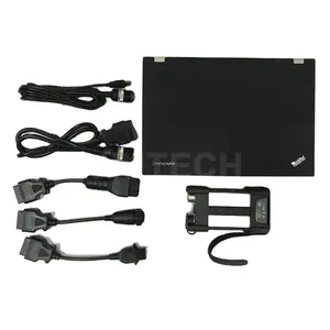 Laptop T420 + Datalink para Volvo Vocom II, equipamento de diagnóstico de escavadeira de caminhão Volvo, Volvo Euro6 FM e FH4 PTT em desenvolvimento