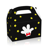 Boîte en papier personnalisée sur le thème de Mickey et Minnie pour gâteaux et friandises de fête, fournitures pour fêtes