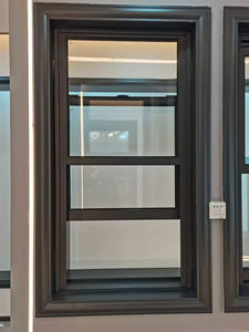 Ventanas Modernas Personalizadas de Aluminio con Doble Acristalamiento Insonorizadas, Abatibles, Corredizas y Horizontales para Hoteles y Baños - Product Image 5