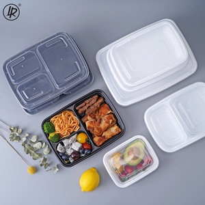 เป็นมิตรกับสิ่งแวดล้อม3ช่องภาชนะบรรจุ<span class=keywords><strong>อาหาร</strong></span><span class=keywords><strong>ร้อน</strong></span>พลาสติก Takeaway ภาชนะบรรจุ<span class=keywords><strong>อาหาร</strong></span>กล่องพลาสติกไมโครเวฟที่มีฝาปิด - Product Image 3