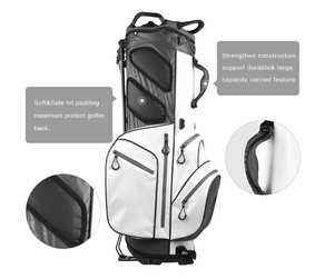 उच्च गुणवत्ता वाले वाटरप्रूफ गोल्फ क्लब बैग पुरुषों महिलाओं के लिए कस्टम लक्जरी गोल्फ बैग - Product Image 5