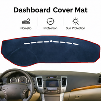 Für Hyundai Sonata NF 2005-2009 Auto Mittelkonsole Armaturenbrett-Abdeckung Sonnenschutzmatte Rutschfeste Sicherheits-Fahrmatte