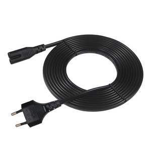 Cable de Alimentación de Extensión de CA de Alta Calidad IEC 320 C7 a EU de 2 Pines, Cable de Alimentación de Cobre con Certificación VDE KEMA - Product Image 3