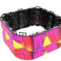 Écran LED d'affichage portable d'intérieur, sans soudure, à assembler, location, écran géant pour scène, fond vidéo LED pour événements, toile de fond