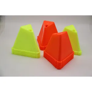 Wholesale Sports Marker Cones 15pcs/pack Disc Marker Cones Agility Field Marker Plastic Traffic Training Cones