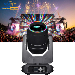 Projecteur à tête mobile Beam 295W 14R à LED avec anneau lumineux, 8+48 prismes, DMX512, pour concerts, bars, DJ, mariages - Vente chaude - Product Image 2
