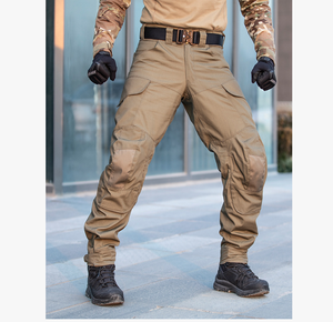 กางเกงขายาว DFP0918 รุ่น Definite Outdoor สำหรับผู้ชาย กางเกงทำงานแบบยุทธวิธีขายดีที่สุด เหมาะสำหรับกิจกรรมกลางแจ้ง เดินป่า ล่าสัตว์ และสวมใส่ลำลอง มีกระเป๋าหลายช่อง - Product Image 2
