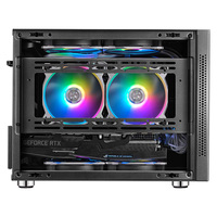 Mala — boîtier pour ordinateur Pc IM01, Support en acier de qualité supérieure, tour de Pc avec placage, compatible MATX/ITX