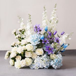 LFB1441 nuovo arrivo bianco blu sala finestra mostra display disposizione dei fiori - Product Image 3