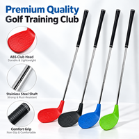 Club d'entraînement de golf multi-tailles en acier inoxydable avec poignée antidérapante confortable pour l'entraînement au golf en extérieur pour débutants