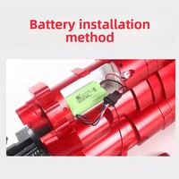 Pistolet à balles souples automatique pour enfants, modèle de simulation de tir à volée, en plastique, avec fonction de tir électrique Gatling et de tir continu, en forme de poulet