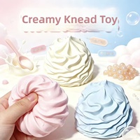 Nouvel Arrivage Jouet Squishy en Rouleau Crème à Rebond Lent, Doux à Presser, Jouet Sensoriel Anti-Stress, Mignon et Souriant, Cadeau de Fête