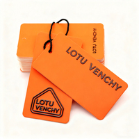 Etiquetas Colgantes de Lujo para Ropa y Accesorios, Ecológicas, con Logotipo Personalizado, Grabadas en Relieve, Hechas de Papel, con Cordón Metálico, para Ropa y Zapatos