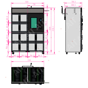 Máquina Expendedora de Flores Refrigerada Personalizada AIT Equipo Automatizado para la Conservación de Flores Frescas - Product Image 3