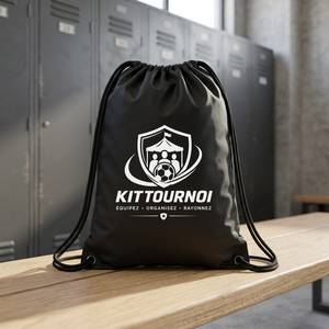 Bolsa Deportiva con Cordón y Logotipo Personalizado, Impresa en Serigrafía, con Diseños Personalizados para Gimnasio, Viajes, Entrenamiento y Promoción - Product Image 2