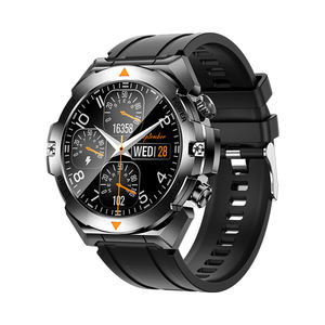 Reloj Inteligente Unisex KM99 de Apariencia Tradicional, Dafit, Pantalla Grande HD de 1.46 Pulgadas, Correas Dobles, Monitor de Actividad, Control Remoto - Product Image 5