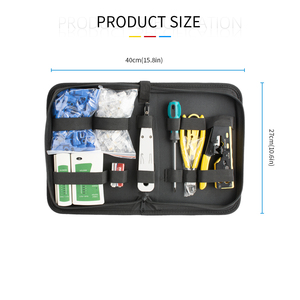 Customizable Ethernet Network Tool RJ45 Pass-Through <strong>Crimping</strong> Tool Kit Cat7 Cat6 Cat5 Crimper <strong>Set</strong> - Product Image 5
