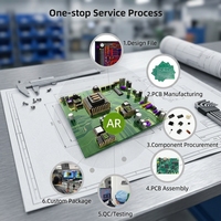 Service de fabrication électronique sur mesure (EMS) pour solutions de cartes de contrôle audio pour haut-parleurs PCBA, modèle AR1-1, circuit FCC/CE